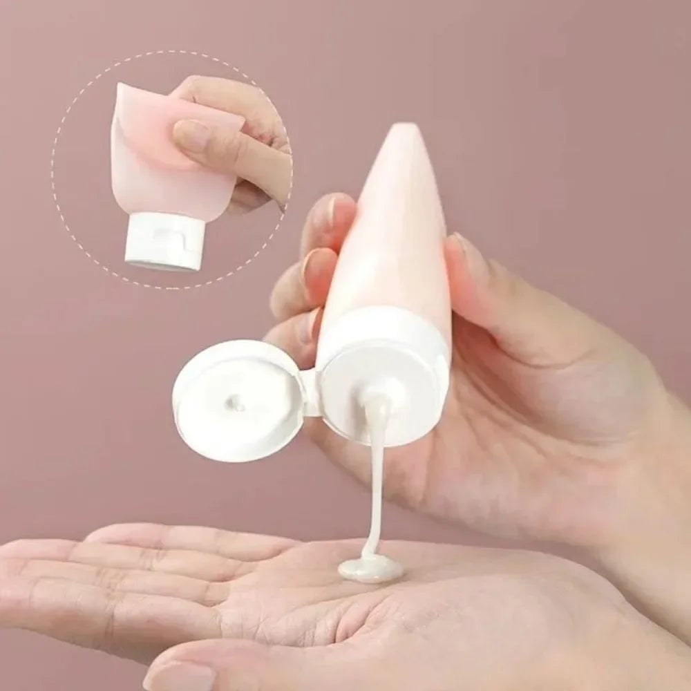 60ml Refillable Squeeze Bottles - 4Pcs Soft Lotion Travel Containers