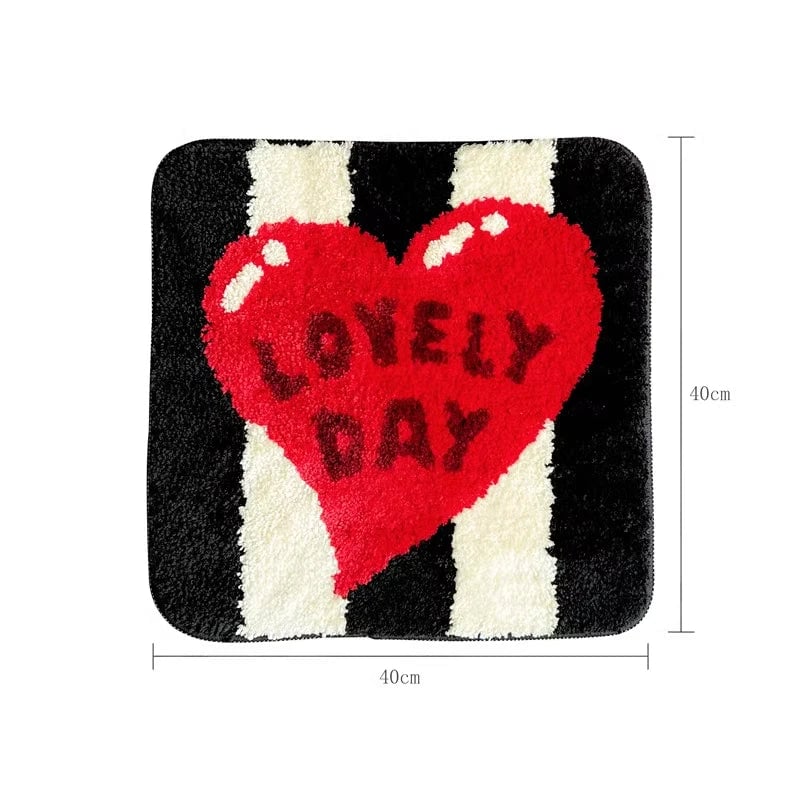 40x40cm Tufted Seat Cushion - Soft Round Square Floral Design Pad