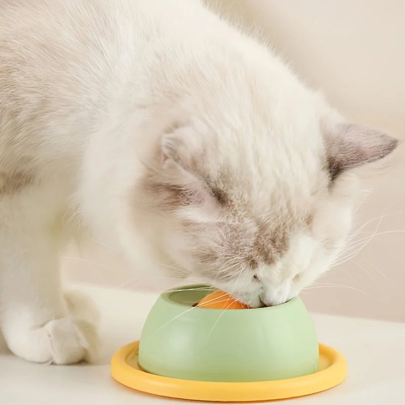 Interactive Cat Licking Food Toy Anti-Slip Slow Feeder Plate