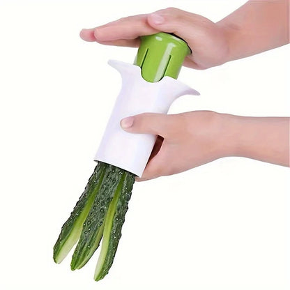 ABS Manual Vegetable Chopper - Multi-Purpose Kitchen Slicer Tool
