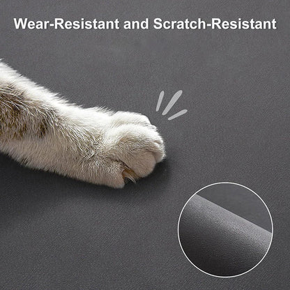 Absorbent Non-Slip Oval Pet Feeding Mat - Quick-Dry Waterproof