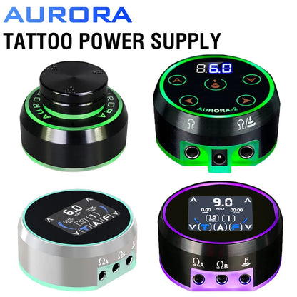 Aurora 2 Dual Output LCD Touch Screen Tattoo Power Supply Battery