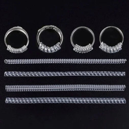 4pcs Invisible Spiral Ring Size Adjusters - Loose Ring Protection