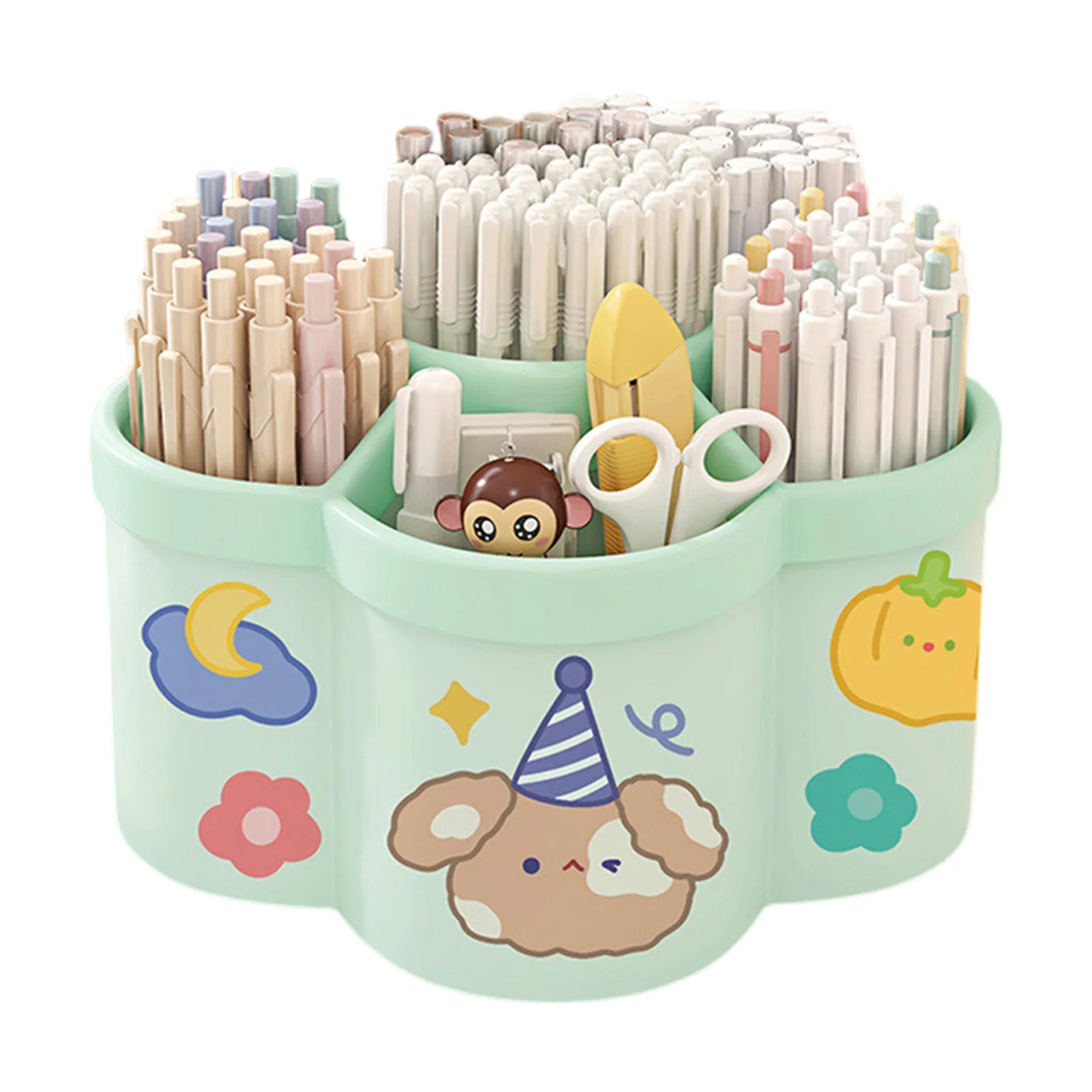 Rotating 360° Pen Holder Desk Organizer - Large Capacity Storage