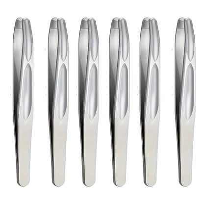 Premium Round Head Tweezers - Precision Eyebrow & Facial Hair Removal
