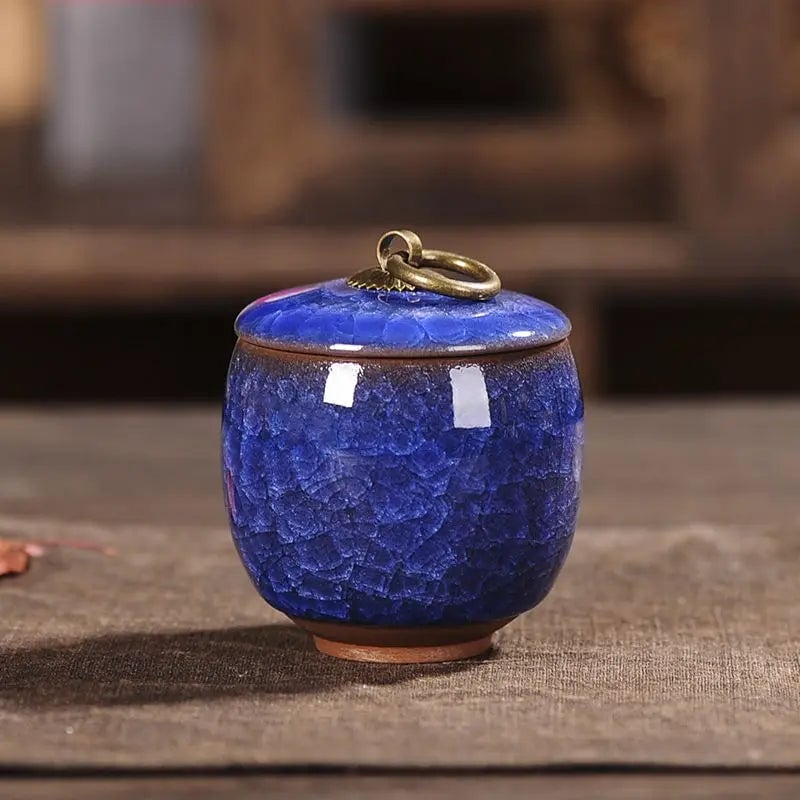 Portable Airtight Kitchen Storage Jar - Tea Coffee Sugar Container