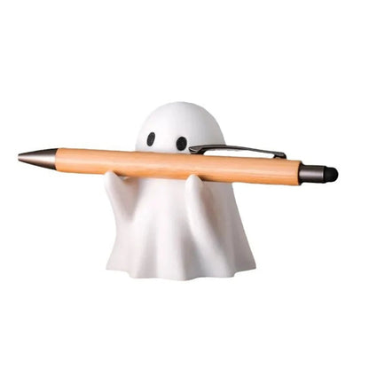 Ghost Resin Pen Holder Desktop Organizer Halloween Office Decor