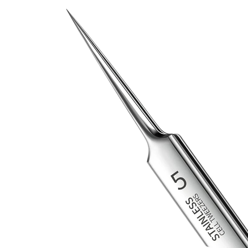 German Ultra Fine Cell Pimple Blackhead Clip Tweezers Acne Tool