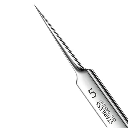 German Ultra Fine Cell Pimple Blackhead Clip Tweezers Acne Tool