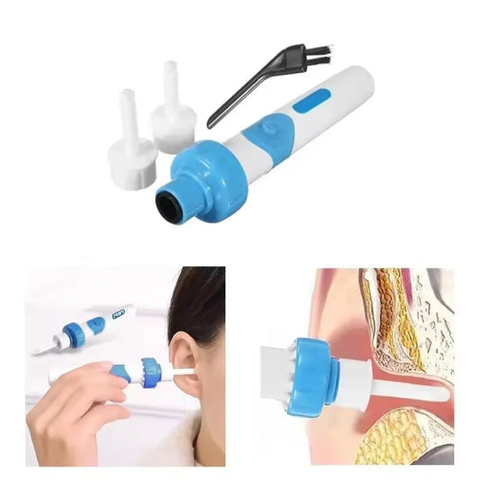 Electric Cordless Earwax Removal Tool - Safe Earpick Cleaner Kit