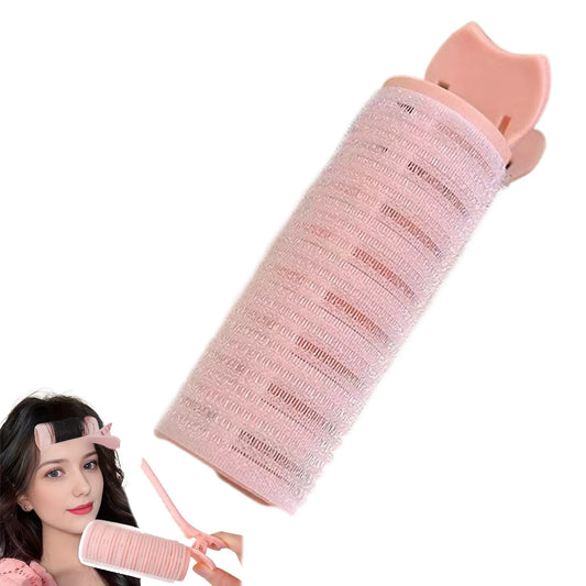 Heatless Hair Curlers Set - Lazy Rollers & Bangs Styling Clips