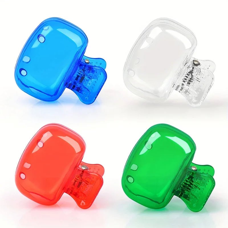 4PCS Plastic Toothbrush Head Covers - Protective Travel Cases