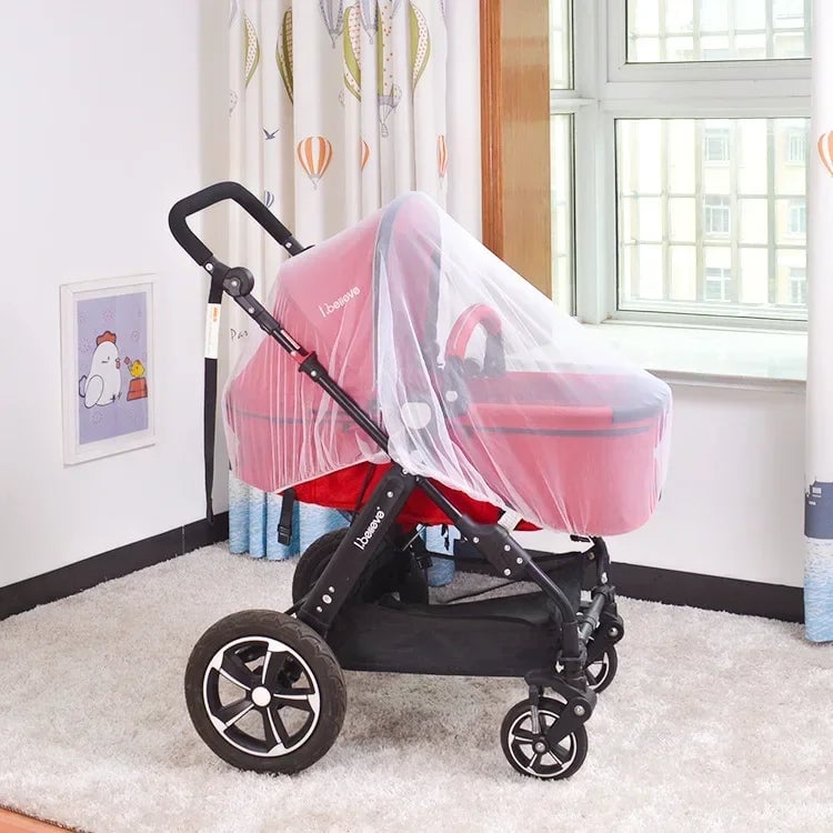 Universal Baby Stroller Mosquito Net - Fine Mesh Insect Shield