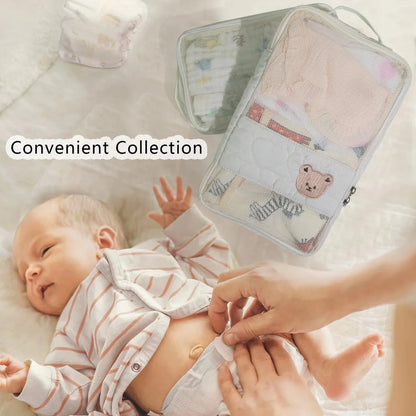 Waterproof Travel Diaper Bag - Portable Baby Clothes & Toiletries