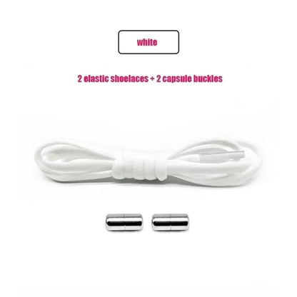 Elastic No Tie Shoelaces - Quick Slip-On Design Kids & Adults