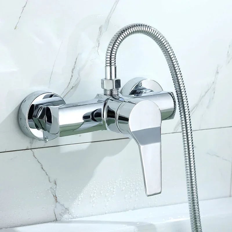 Wall Mounted Hidden Shower Faucet Hot Cold Water Mixing Valve