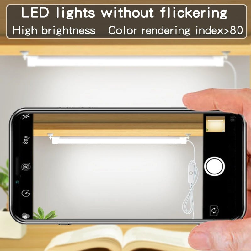 USB Magnetic LED Desk Lamp Eye Protection Study Reading Light