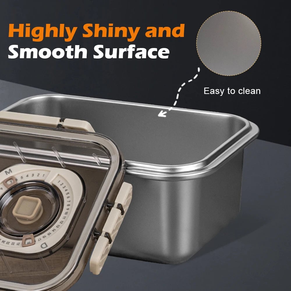 MTM 2200ml 304 Stainless Steel Airtight Bento Food Container