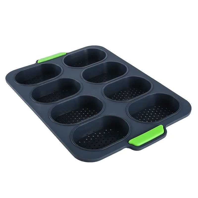 Non-Stick Silicone Mini Baguette Baking Pan DIY Bread Mold Tray