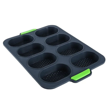Non-Stick Silicone Mini Baguette Baking Pan DIY Bread Mold Tray