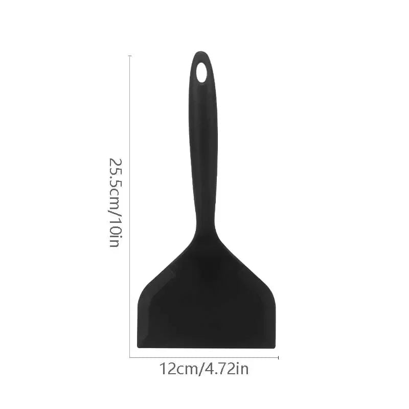 Wide Mouth Silicone Spatula Non-Stick Scraper for Cooking & Baking