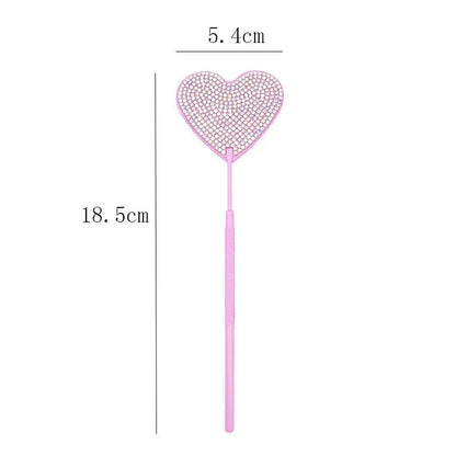 Stainless Steel Magnifying Lash Mirror - Diamond Multifunction Makeup