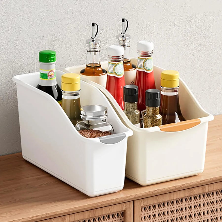 Pull Out Under Sink Organizer With Wheels - Kitchen Bathroom Cabinet