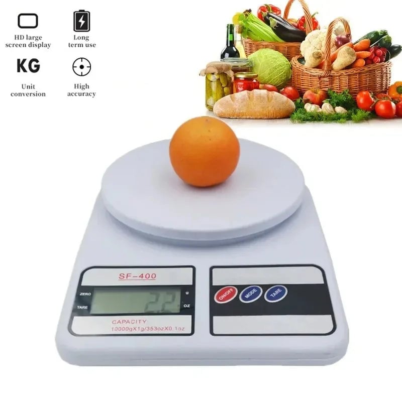 5kg Digital Kitchen Scale 1g Precision LED Display Electronic Food