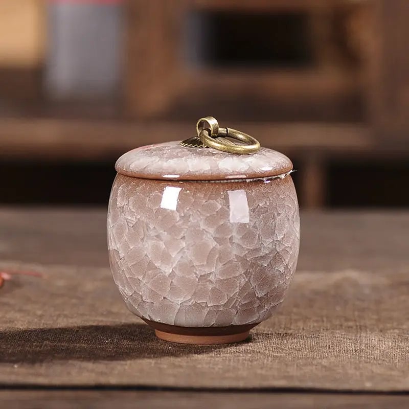 Portable Airtight Kitchen Storage Jar - Tea Coffee Sugar Container