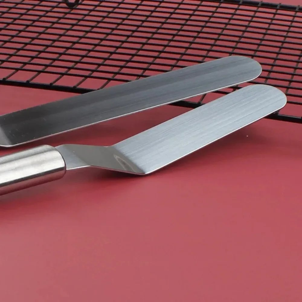 Stainless Steel Cake Spatula 6/8/10/12 Inch Icing Frosting Tool