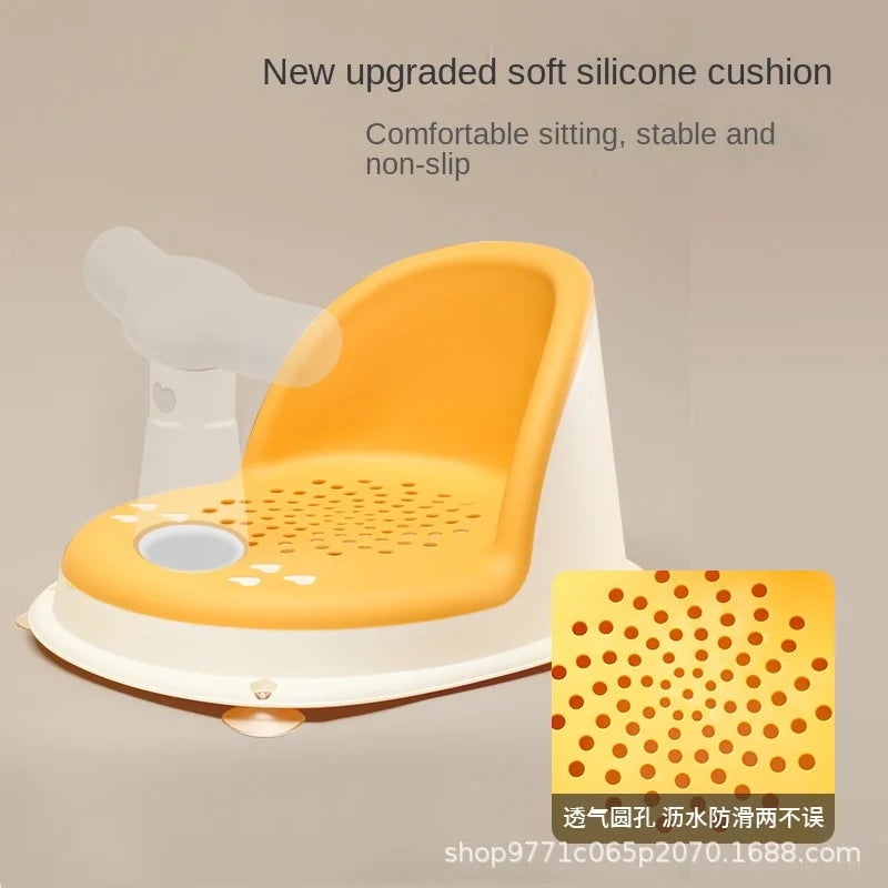 Portable Baby Shower Seat Stand - Adjustable Support for Newborns