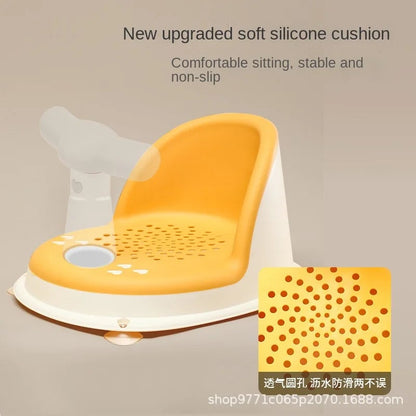 Portable Baby Shower Seat Stand - Adjustable Support for Newborns