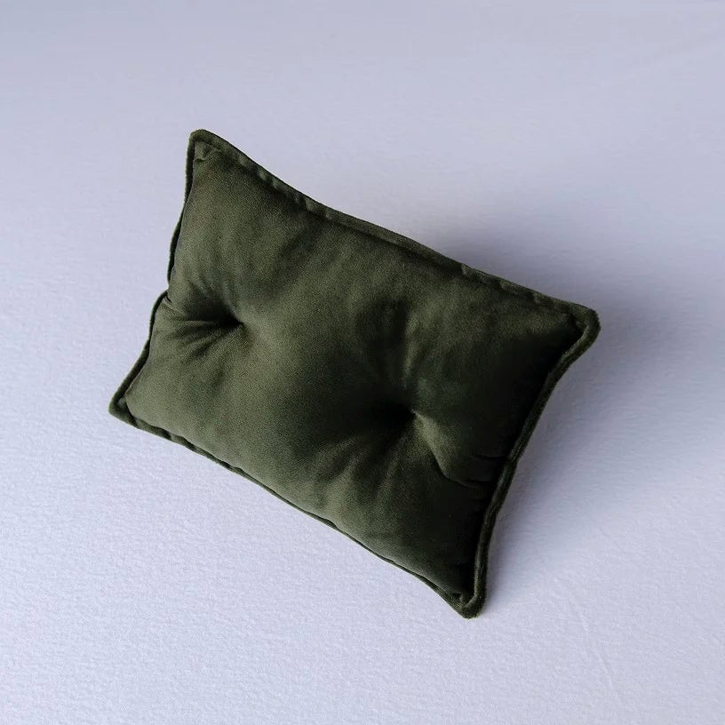 Velvet Newborn Photography Posing Cushion - Mini Baby Pillow Prop