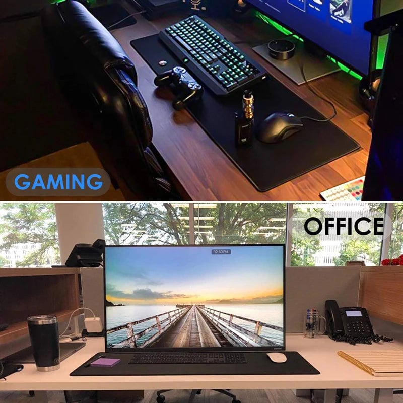 Large Gaming Mousepad Anti-Slip Rubber Base Stitched Edge CS GO LOL