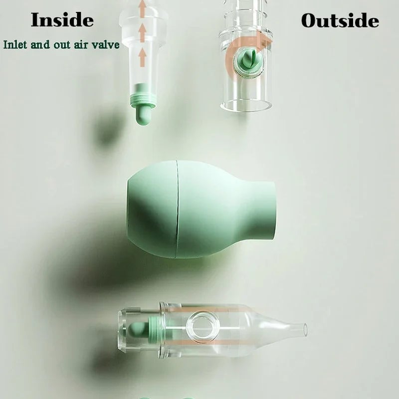 Baby Nasal Aspirator Anti-Backflow Silicone Vacuum Nose Cleaner