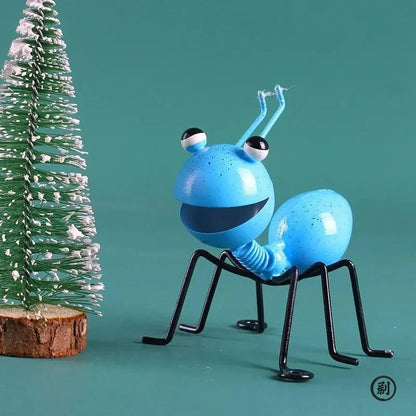 3D Metal Ant Garden Sculpture Wall Fence Hanging Outdoor Decoration