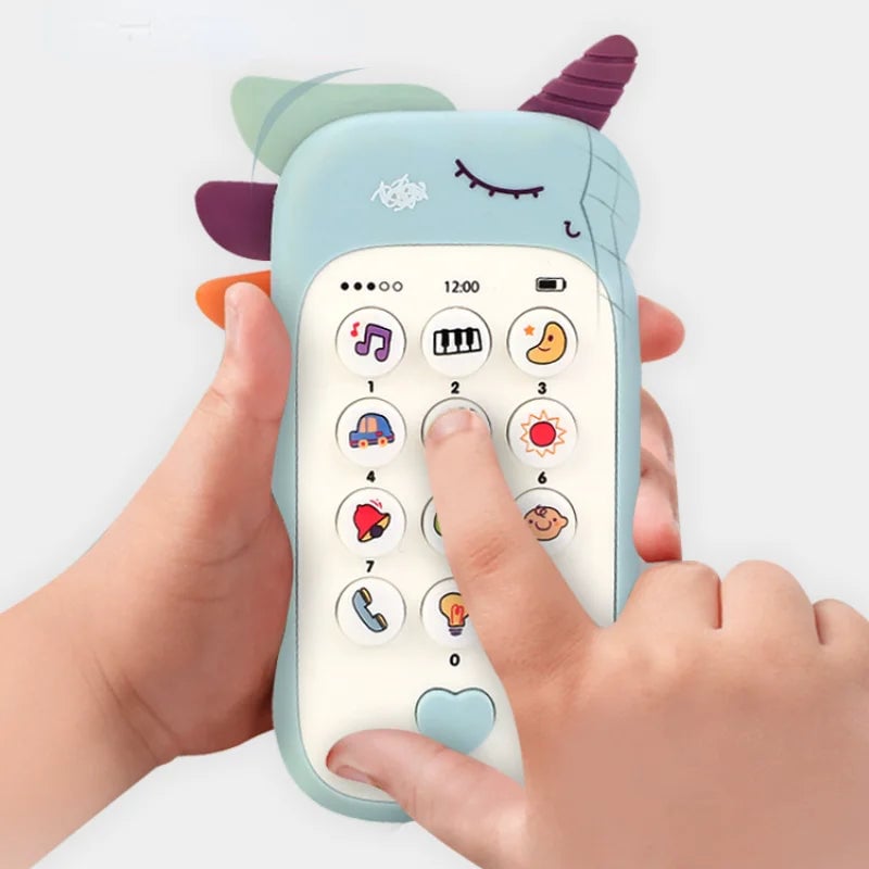 Musical Baby Phone Teether Toy - Educational Sound Telephone Infant