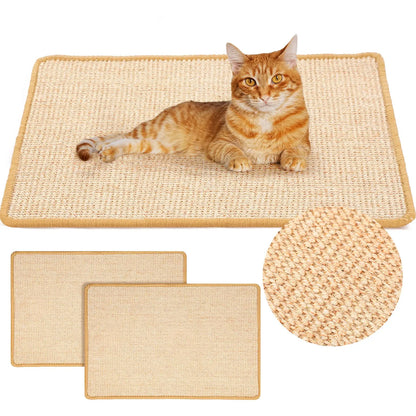 Sisal Cat Scratch Protector Mat - Furniture Couch Sofa Protection