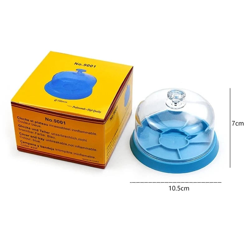 6-Slot Watch Dust Cover Sheet with Tray - Movement Repair Tool