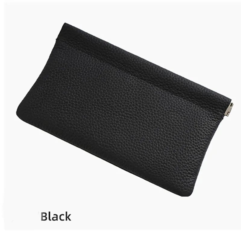 PU Leather Document Holder Wallet - Passport License Storage Organizer