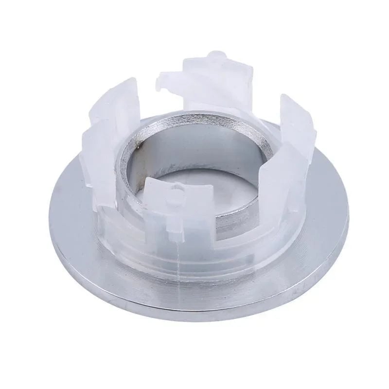 Sink Overflow Cover Chrome Finish Bathroom Drain Protector 3Pcs