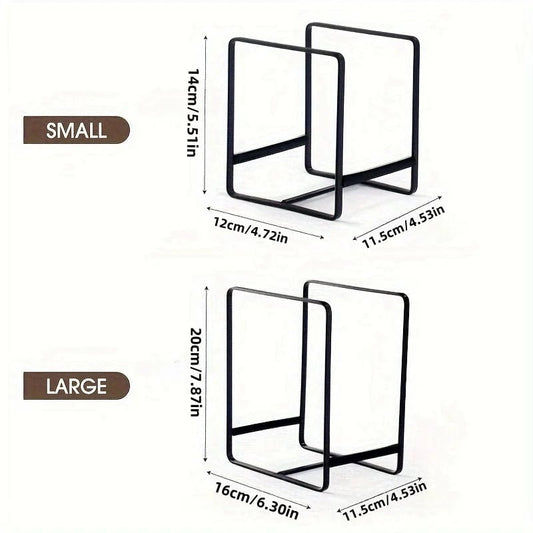 Iron Kitchen Dish Drying Rack - Countertop Plate Storage Cabinet