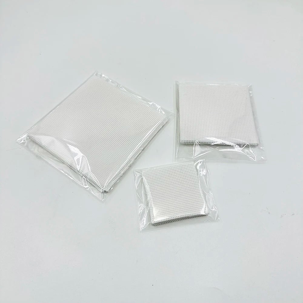 Bonsai Pot Mesh Sheets 100pcs - White Drainage Net Bottom Covers