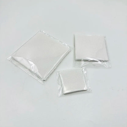 Bonsai Pot Mesh Sheets 100pcs - White Drainage Net Bottom Covers