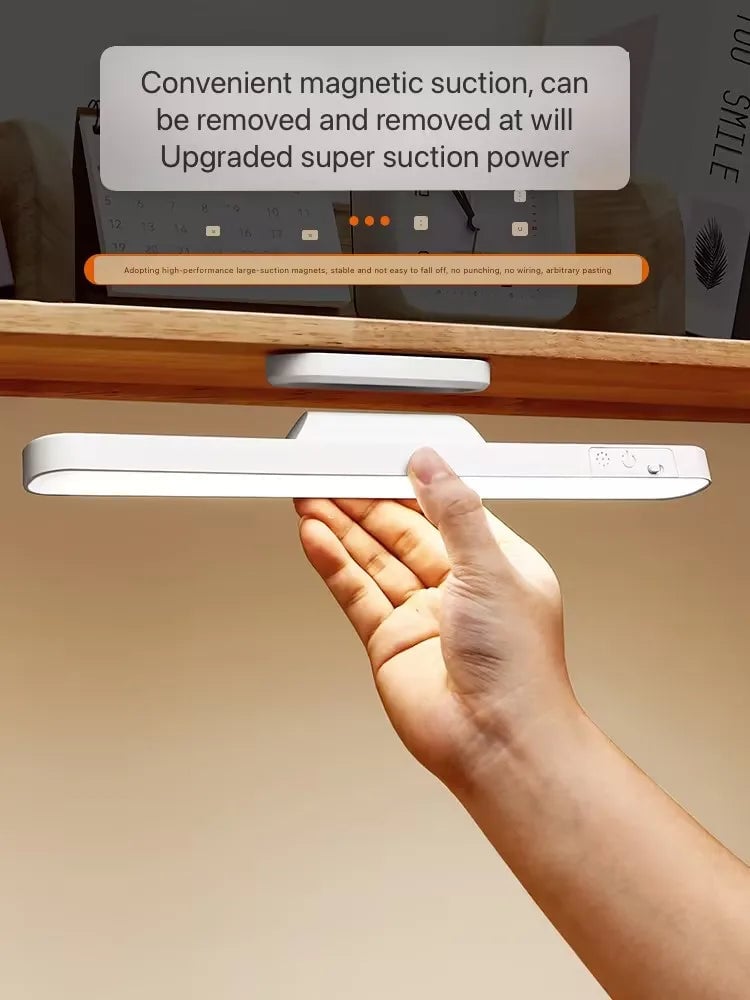 USB Rechargeable LED Desk Lamp 3 Color Modes Magnetic Night Light