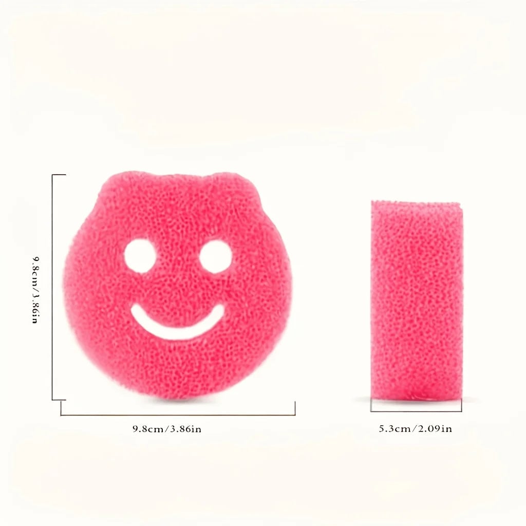 3-Piece Multi-Functional Kitchen Magic Sponge Brushes - Non-Scratch