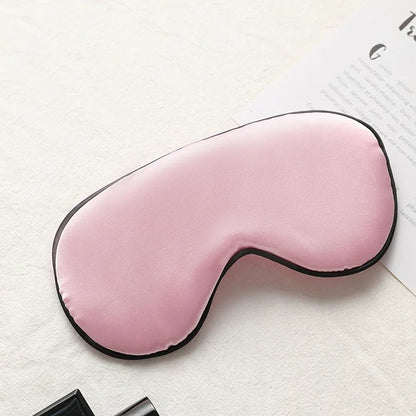 Imitation Silk Sleep Eye Mask - Portable Travel Blindfold Eyepatch