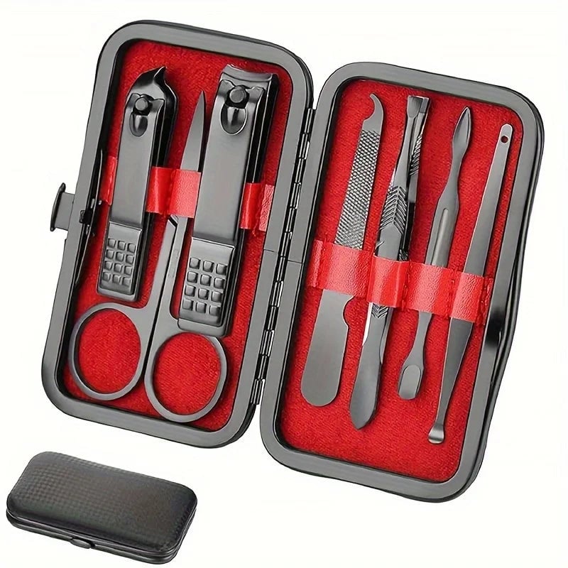 Professional Nail Clippers Kit 7-24pcs Ultra Sharp Fingernail Toenail