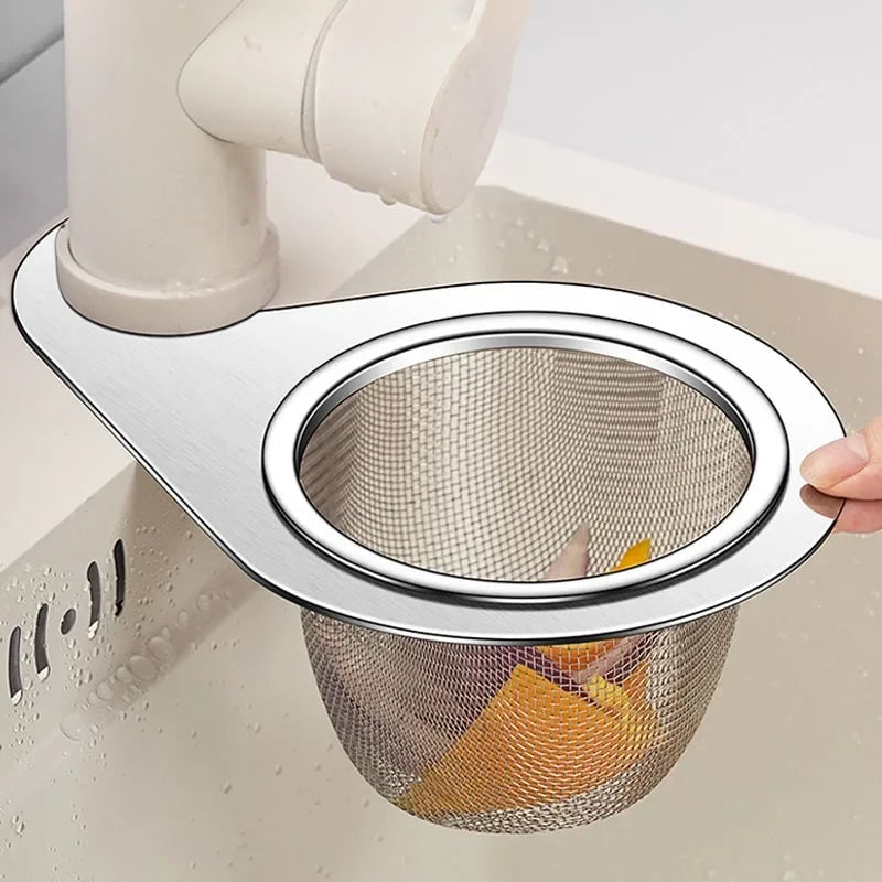Stainless Steel Swan Sink Strainer Basket Drain Colander