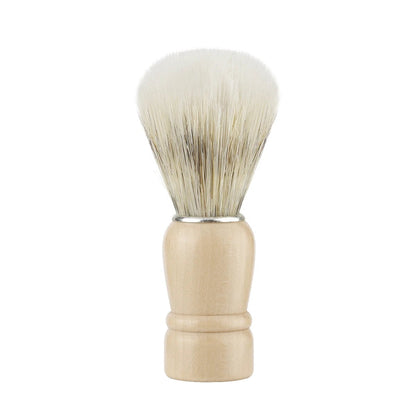 Professional Beard Shaving Brush Natural Bristle Hair Wooden Handle